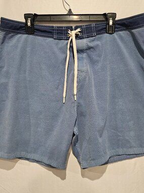 Quiksilver Original Straight 18" Boardshorts Men's Blue Size 36 Swim Trunks